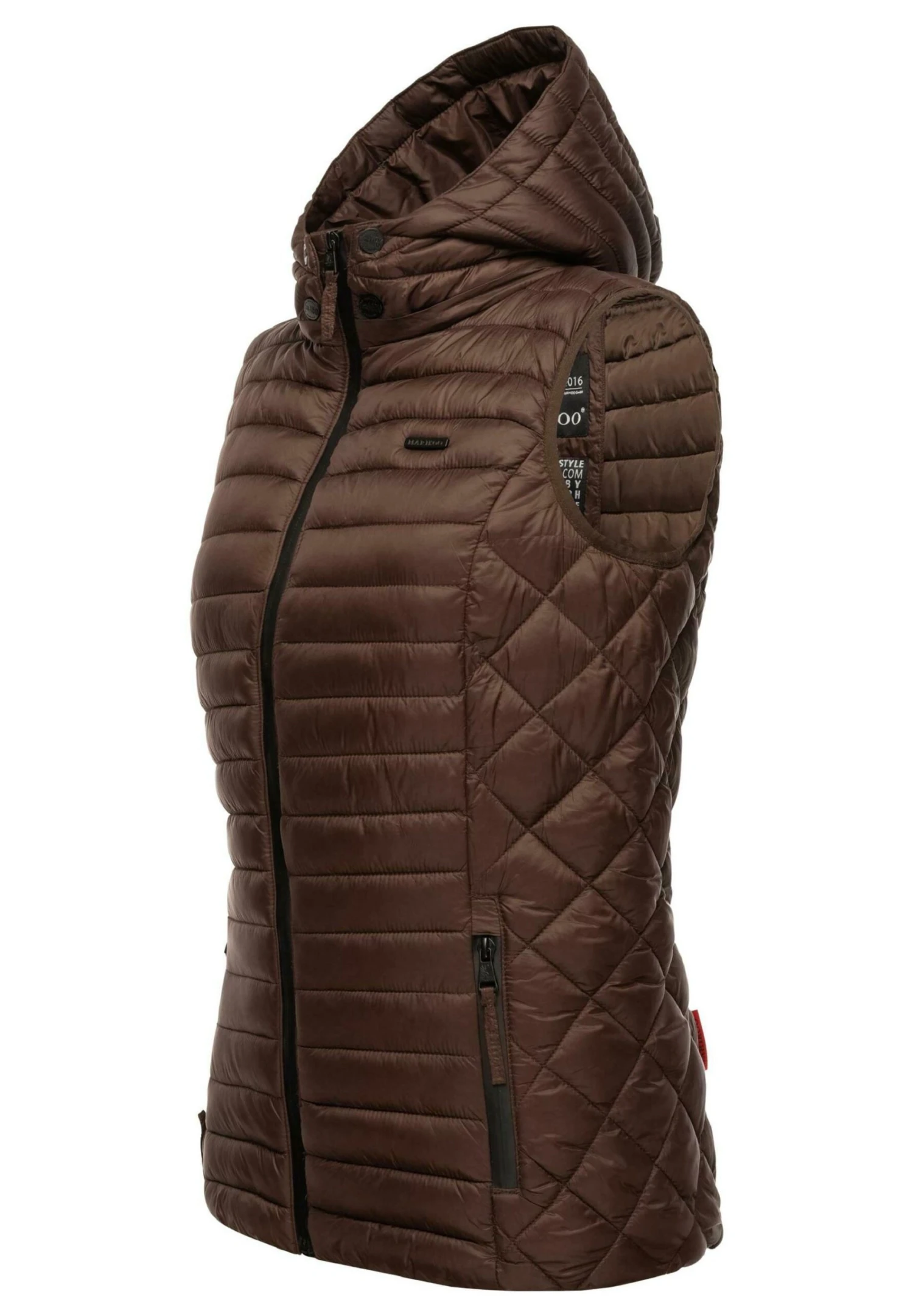 Marikoo Hasenpfote - Bodywarmer - Dark Choco 4 Marikoo Hasenpfote - Bodywarmer - Dark Choco - Afbeelding 4