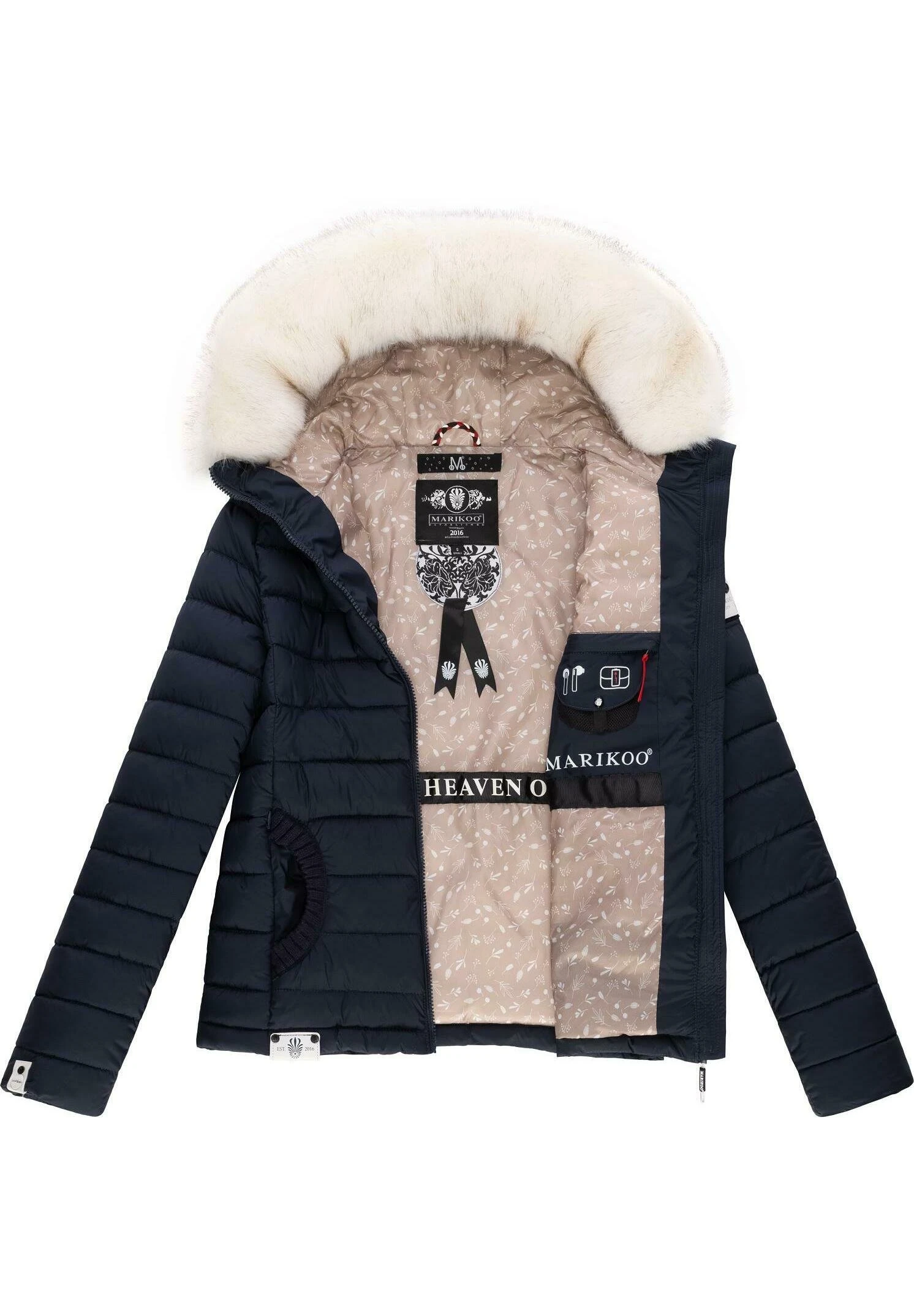 Marikoo Winterjas - Dark Blue 4 Marikoo Winterjas - Dark Blue - Afbeelding 4