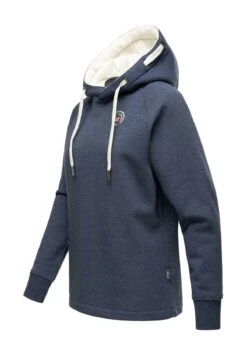 Marikoo Hoodie - Mottled Dark Blue -Marikoo 2110bd01e5bb4ecea65a446f5c772322