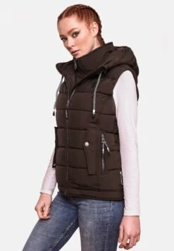 Marikoo Taisaa - Bodywarmer - Dark Choco -Marikoo 2f2880d004bd495184a21015379d8680
