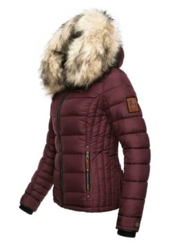 Marikoo Lerikaa - Winterjas - Dark Red Melange -Marikoo 38f84cde3f72445ca92d485fb3aeb6a9