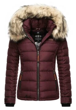 Marikoo Lerikaa - Winterjas - Dark Red Melange -Marikoo 5622f413f9db48cbb2d4e7e09bdc4c7c