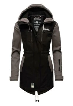 Marikoo Zimtzicke - Parka - Black Grey