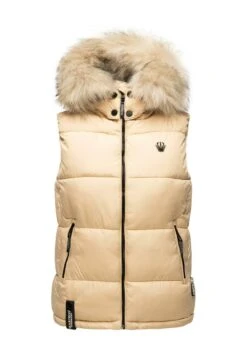 Marikoo Bodywarmer - Beige -Marikoo 57f416cbbf4e448db88c16557ea3b15f