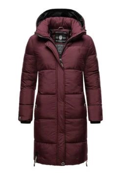 Marikoo Streliziaa - Winterjas - Dark Red Melange -Marikoo 5d94b0facb1c47e281f82af8da0ef51d