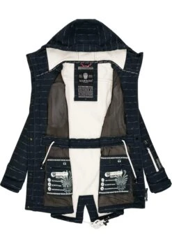 Marikoo Zimtzicke - Parka - Navy Lines -Marikoo 7e6bdf06129f404caf9f3ae5a38e12f7