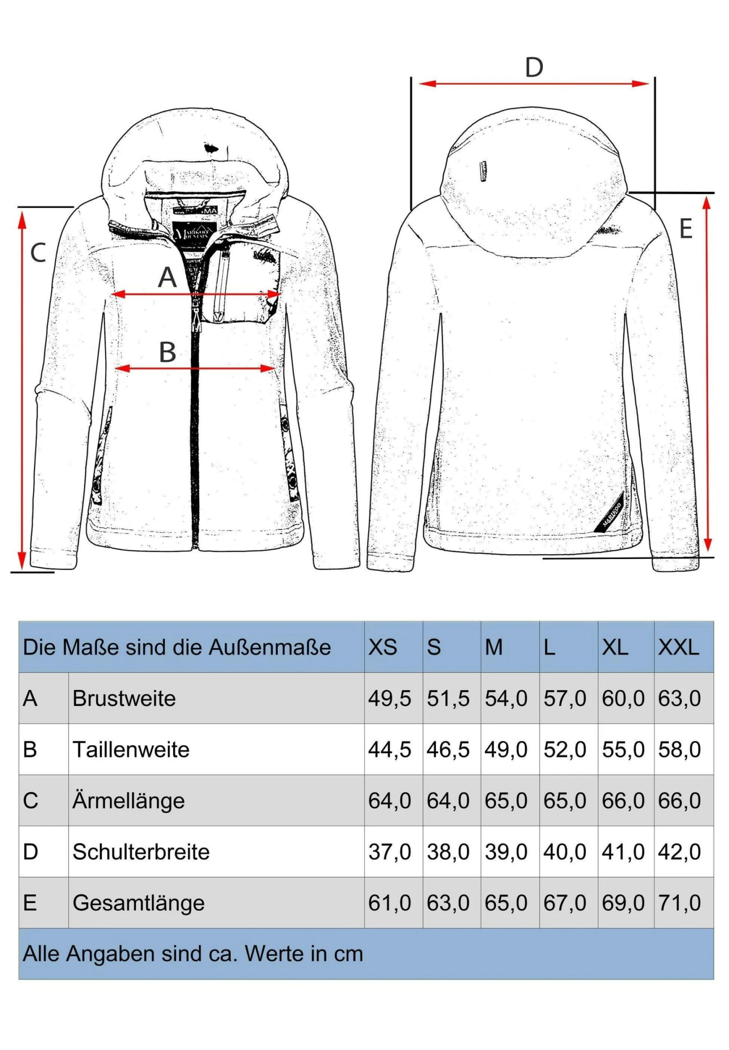 Marikoo Mount Iwaki - Fleecejas - Dark Grey 4 Marikoo Mount Iwaki - Fleecejas - Dark Grey - Afbeelding 4