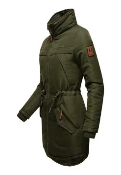 Marikoo Kamii - Winterjas - Olive 7 Marikoo Kamii - Winterjas - Olive -Marikoo 85ecb7eac43e476d92b8fd44fd742930