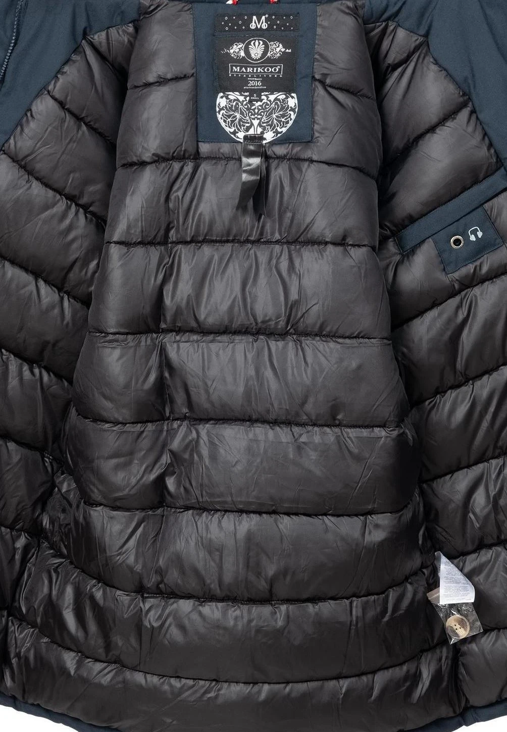 Marikoo Karmaa - Winterjas - Blue 5 Marikoo Karmaa - Winterjas - Blue - Afbeelding 5