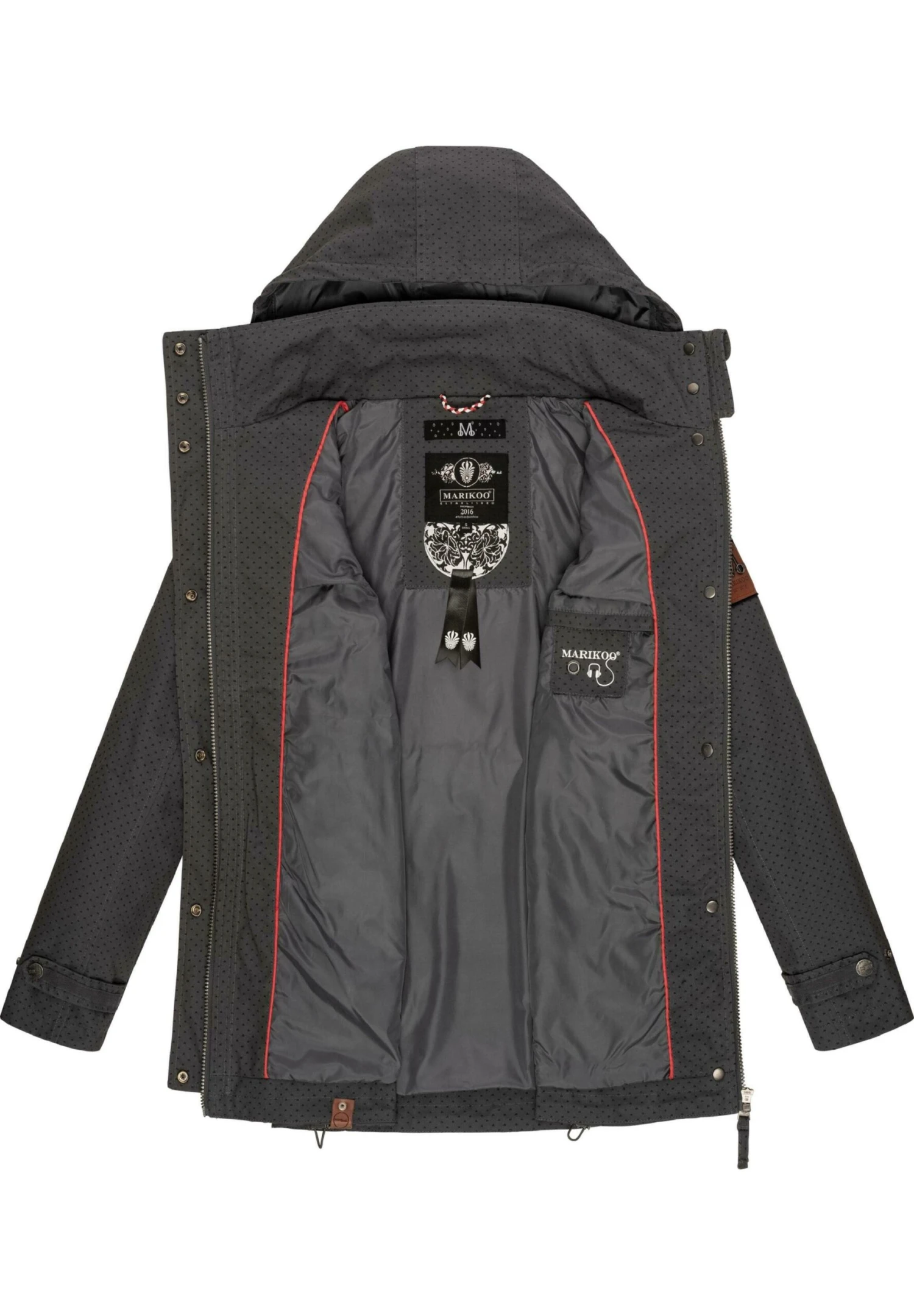 Marikoo Nyokoo - Parka - Anthracite 3 Marikoo Nyokoo - Parka - Anthracite - Afbeelding 3