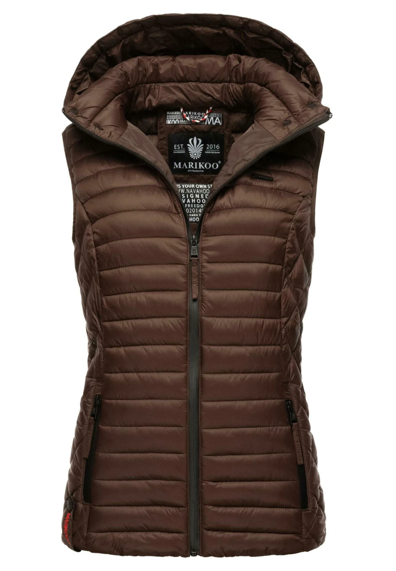 Marikoo Hasenpfote - Bodywarmer - Dark Choco 3 Marikoo Hasenpfote - Bodywarmer - Dark Choco - Afbeelding 3