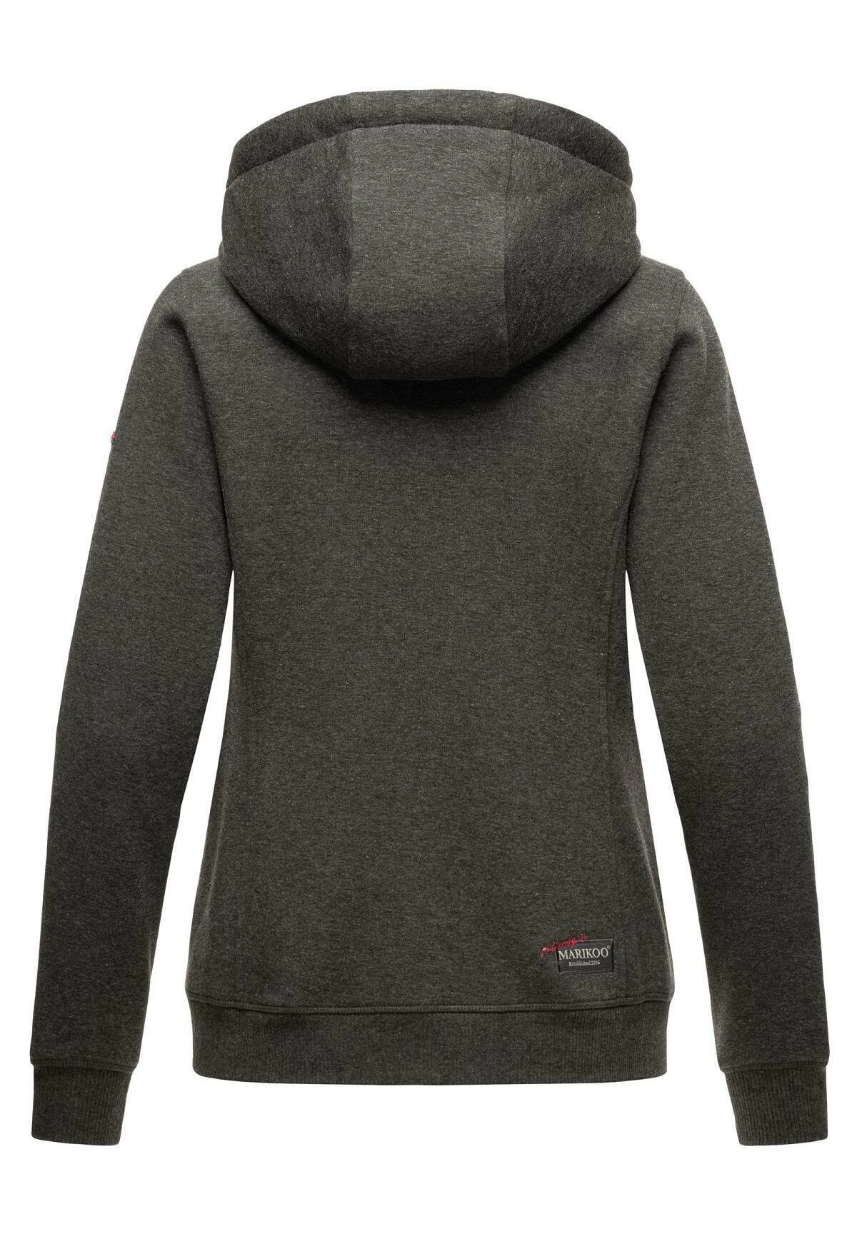 Marikoo Setsunaa - Sweater Met Rits - Darkgreymelange 4 Marikoo Setsunaa - Sweater Met Rits - Darkgreymelange - Afbeelding 4