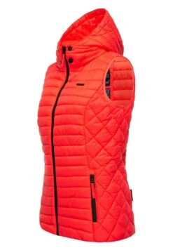 Marikoo Hasenpfote - Bodywarmer - Neon Coral -Marikoo c9d5f09a0e22423f9ae7557f212cbb36