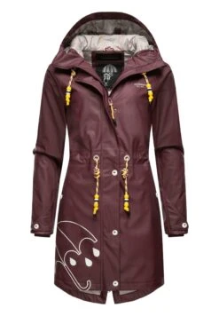 Marikoo Dancing Umbrella - Regenjas - Dark Red Melange -Marikoo f381b62082bd450aae197b201d27bd5c