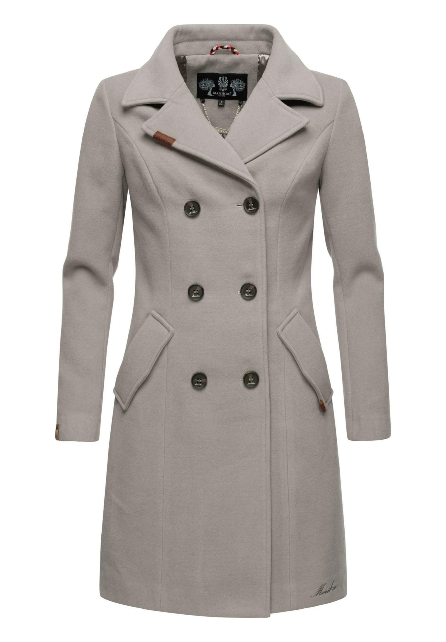 Marikoo Nanakoo - Mantel - Zinc Grey 1 Marikoo Nanakoo - Mantel - Zinc Grey